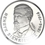 100 zlotych, 1977, Henryk Sienkiewicz – half-profile, TRIAL, NICKEL