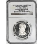 100 zlotych, 1977, Henryk Sienkiewicz – half-profile, TRIAL, NICKEL