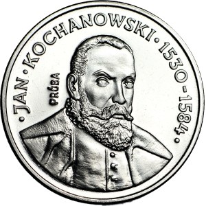 100 zlotych, 1980, nickel proof, Jan Kochanowski