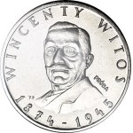 100 zlotych, 1984, Wincenty Witos, Proof, Nickel
