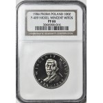 100 zlotych, 1984, Wincenty Witos, Proof, Nickel