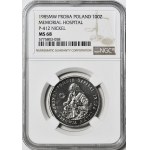 100 zlotych, 1985, Polish Mother's Health Center, TRIAL, NICKEL