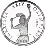 200 zlotych, 1987, Olympic Games – Female Tennis Player, NICKEL TRIAL