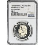 500 zlotych, 1976, nickel, Kazimierz Pułaski – profile, gold proof, nickel