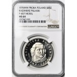 500 zlotys, 1976, Kazimierz Pułaski, de face, ÉPREUVE, NICKEL