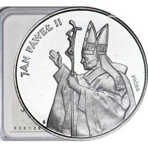 10,000 zlotys, 1987, John Paul II, Pastoral, the largest coin in the set, NICKEL PROOF