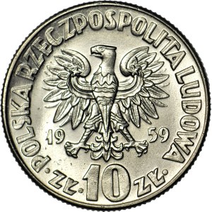 10 zlotych, 1959, Copernicus, mint