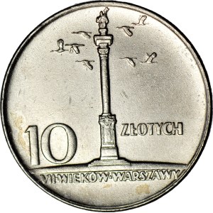 10 zlotych, 1966, Small Column
