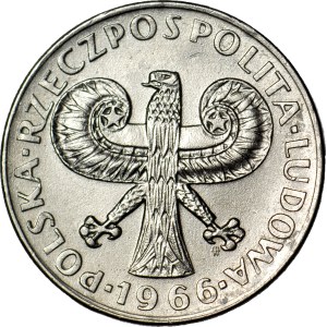 10 zlotych, 1966, Small Column