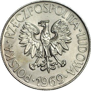 10 zlotých 1969, Kościuszko, mincovna