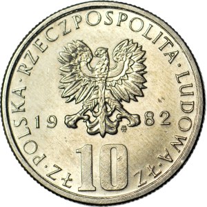 RRR-, 10 zlotych, 1982, Prus HYBRID 1982/1977