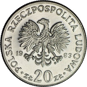 20 zloty 1983, Nowotko, l'anno di emissione più raro