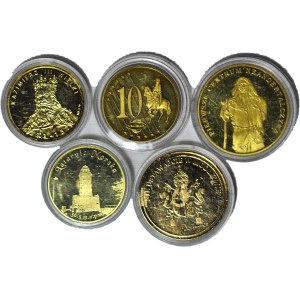 Medals of the Third Republic of Poland, set of 5