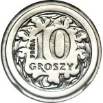 10 groszy, 1990, excellent condition, proof, nickel