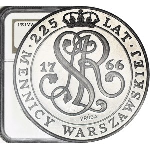 20,000 zlotys, 1991, 225th anniversary of the Warsaw Mint, UNCOINED, NICKEL