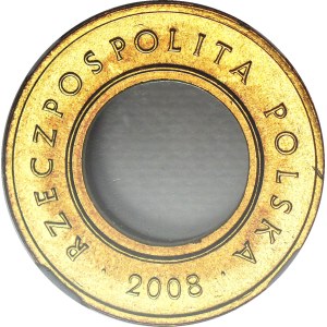 RRR-, 2 zlote 2008 DESTRUKT, ONE COLOR (resembles a proof)