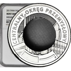 RRR-, 5 zlotych, 2017 COP. DESTRUKT, ONE COLOR (resembles a proof)