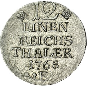 Allemagne, Prusse, Frédéric II, 1/12 de thaler 1768E, Königsberg