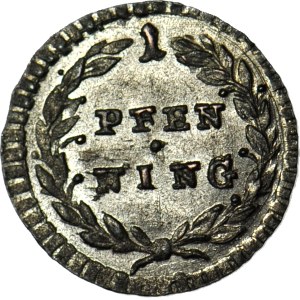 Germany, Regensburg, 1 Pfennig, 1790, mint proof
