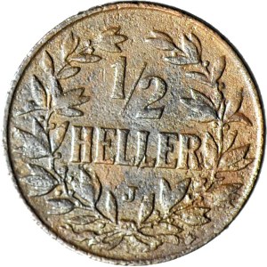 Germany, German East Africa, 1/2 heller 1905 J