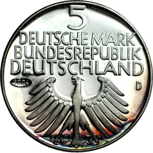 Germany, 5 marks, 1995 D, 2004 reproduction