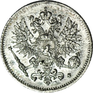 Finlandia / Rosja, Mikołaj II, 25 penniä 1915 S, mennicze