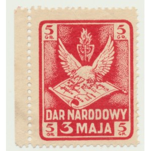 Cegiełka 5 groszy (1918?) Dar Narodowy 3 maja