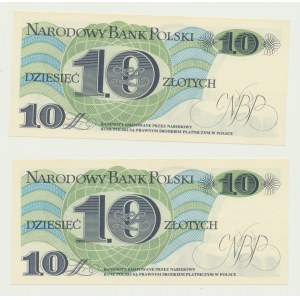 10 zlotych 1982, Józef Bem – S series, 2 pieces, consecutive numbers