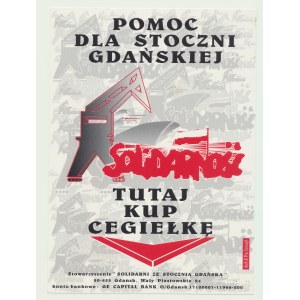 Solidarita, príspevok bez menovitej hodnoty na pomoc pre Gdaňskú lodenicu