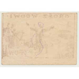 1-Grosz Widow's Donation Stamp, 1914–1918, Russia, Polish Society for Aid to War Victims in Russia, in Polish and Russian