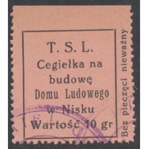 10 groszy Patriotic Donation Stamp – fundraising stamp, People’s School Society (TSL)
