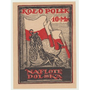 Cegiełka patriotyczna, Koło Polek, 10 marek Na Flotę Polską, duża b. rzadka