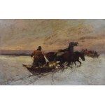 Adam SETKOWICZ (1876-1945), Powrót z polowania