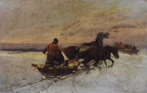 Adam SETKOWICZ (1876-1945), Powrót z polowania