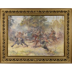 Antoni TRZESZCZKOWSKI (1902-1977), War Scene