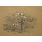 Jozef BRANDT (1841-1915), Landscape with a Tree