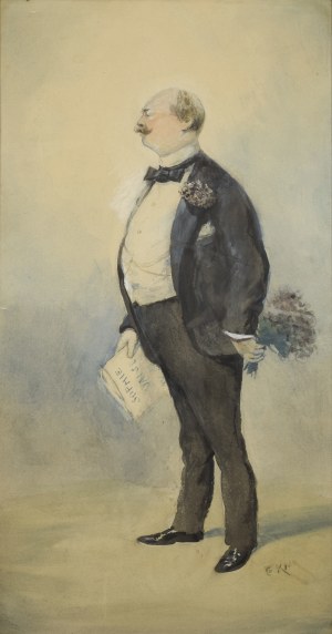 Franciszek KOSTRZEWSKI (1826-1911), Portret męski