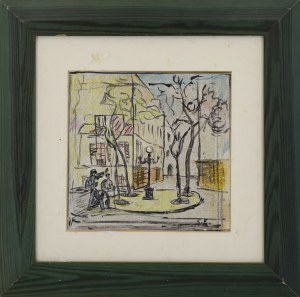 Stanisław ELESZKIEWICZ (1900-1963), Dyskutanci na skwerze