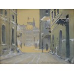 Władysław CHMIELIŃSKI (1911-1979), Widok na Rynek Starego Miasta w Warszawie