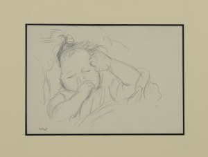 Wojciech WEISS (1875-1950), Śpiący Staś, 1928