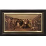 Stanisław ELESZKIEWICZ (1900-1963), Scena rodzajowa - Gra w bule
