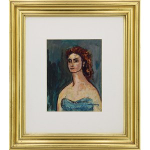 Stanisław ELESZKIEWICZ (1900-1963), Porträt einer rothaarigen Frau