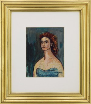 Stanisław ELESZKIEWICZ (1900-1963), Portret rudowłosej