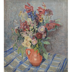 Stanislaw BORYSOWSKI (1901-1988), Buquet of flowers in a pitcher