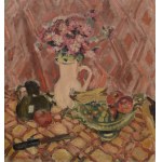 Stanisław BORYSOWSKI (1901-1988), Martwa natura z kwiatami i owocami