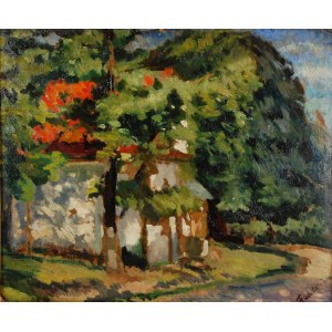 Jerzy FEDKOWICZ (1891-1959), Church on Wapiennik