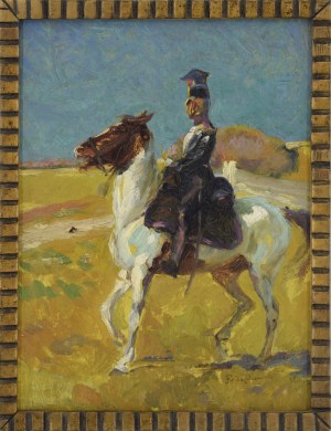 Franciszek ZAJCHOWSKI (1860-1923), Jeździec na koniu