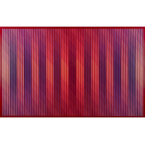 Julian Stańczak (1928 Borownica - 2017 Seven Hills, Ohio), Hot Boreal, 1984