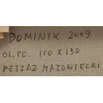 Tadeusz Dominik (1928 Szymanów - 2014 Warszawa), Pejzaż mazowiecki, 2009