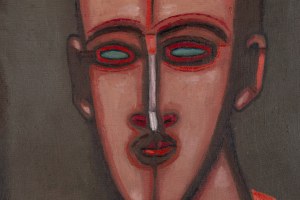 Jerzy Nowosielski (1923 Kraków - 2011 Kraków), Portret mężczyzny, 1962